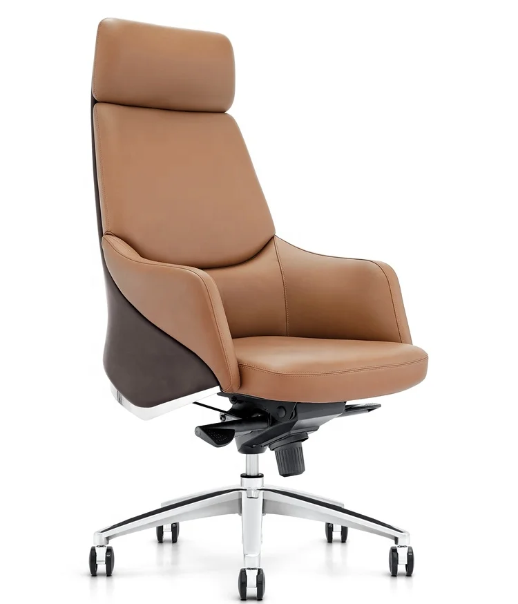 Comfortable Boss Chair Brown Pu Leather High Back Office Chairs Chairman Office  Chair Wheels - Buy Boss Chair,High Back Office Chairs,Office Chair Wheels  Product on 