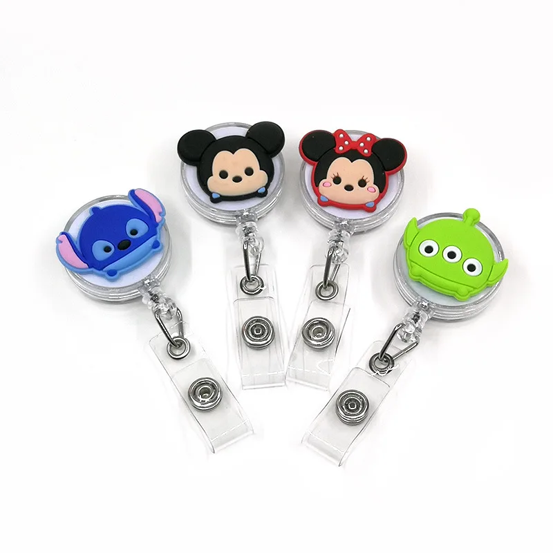 Cartoon Easy To Pull Out Retractable Buckle Easy To Pull Out Work Card