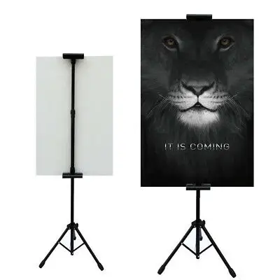 double-sided poster stand tripod poster stands