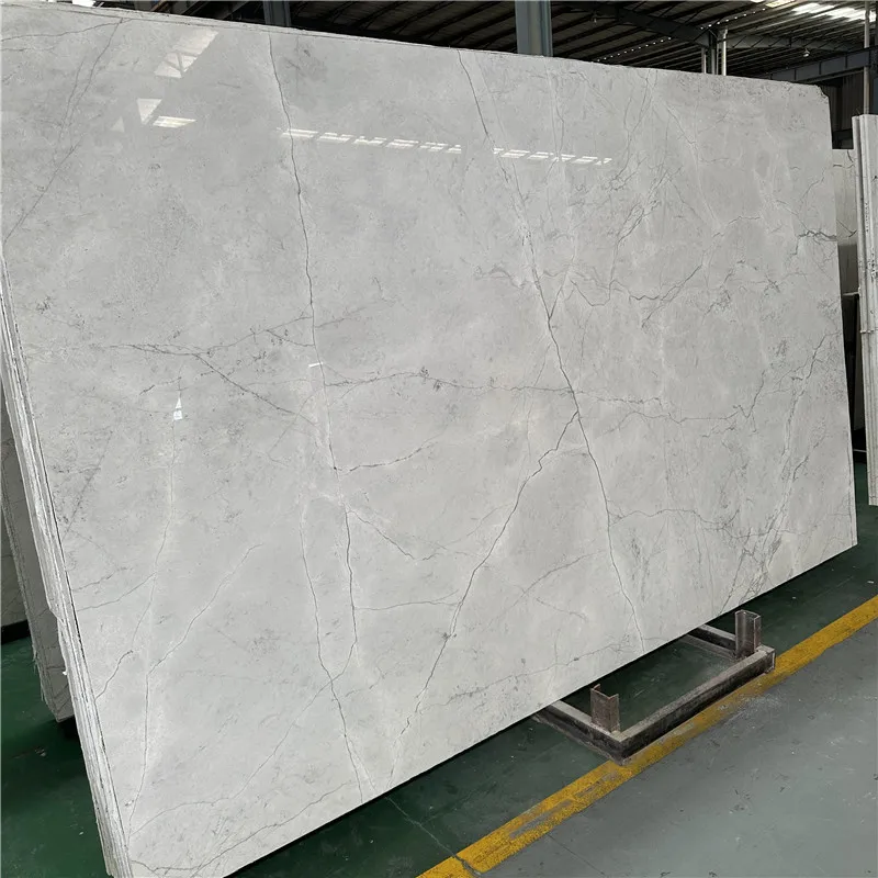 Люкс табигый таш Калакатта ак кварцит Сальваторе кварцит мрамордун стол үстү, эстетикалык пол жана стеналар үчүн