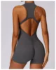short jumpsuit grey
