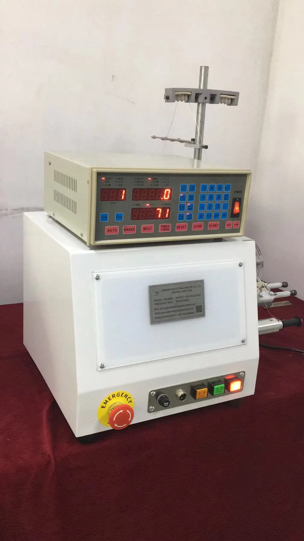 GW-9800 Transformer Parallel Toroidal Coil  Winding Machine Smps Transformer Winding Machine Spark Controls Winding Machine