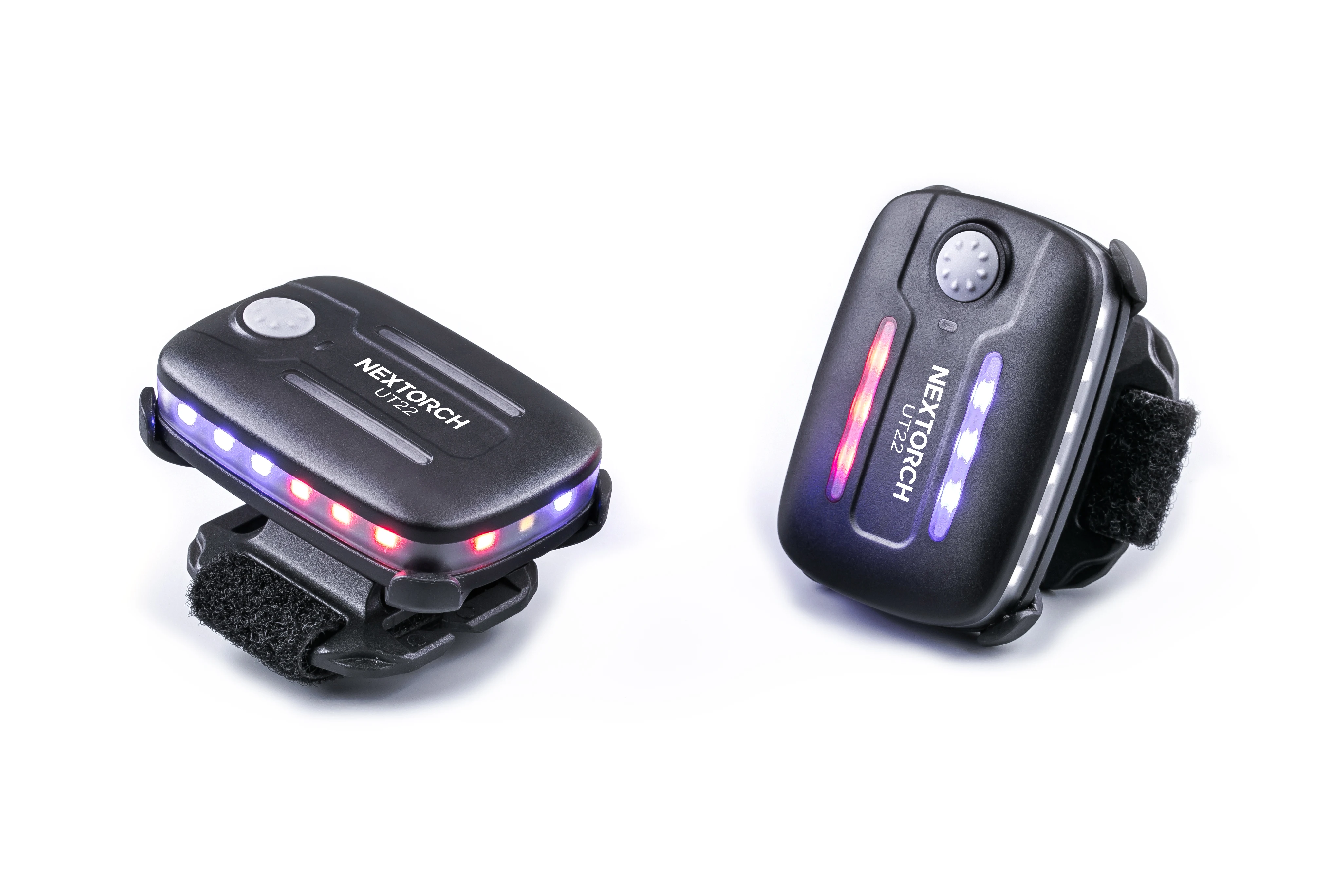 Tactico UT22 LED Flashlight Red Blue White 3-Color Light ABS Material IP65 Molle Helmet Webbing Vision Light Led Flash Light