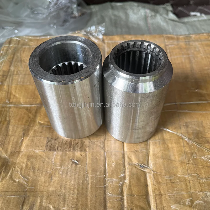 Splined Internal Thread Spiral Spline Sleeve Internal Splined Joint Sleeve XAA Shaft Coupling ...