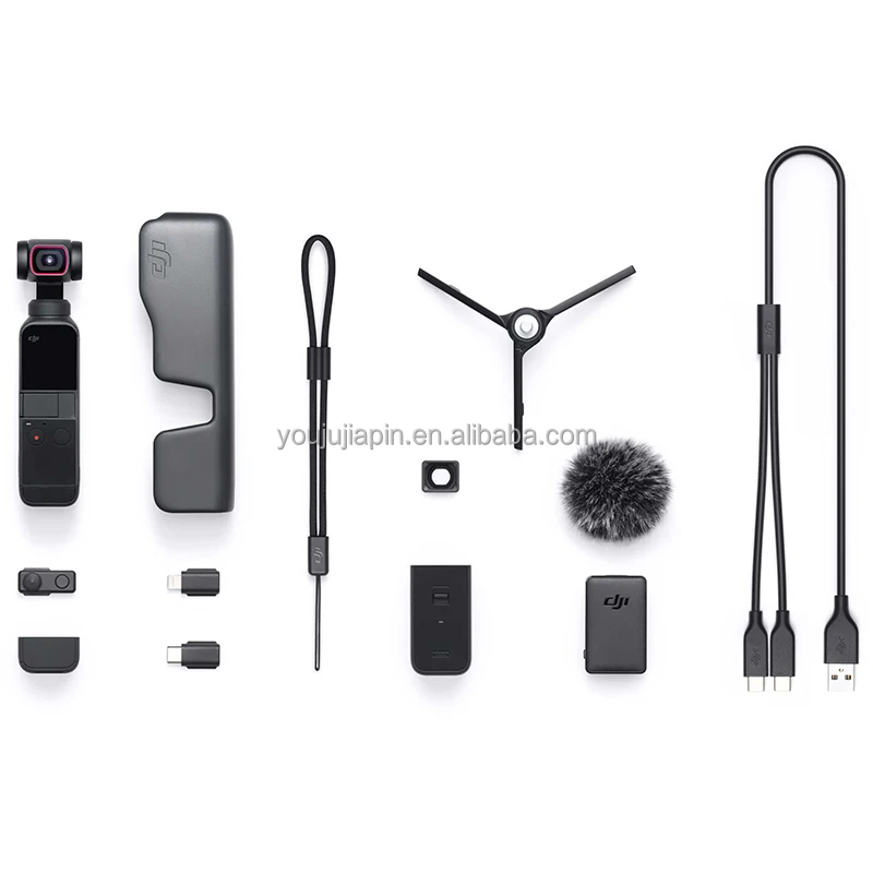 DJI Pocket 2 Creator Combo - Stabilized 8x Zoom Camera