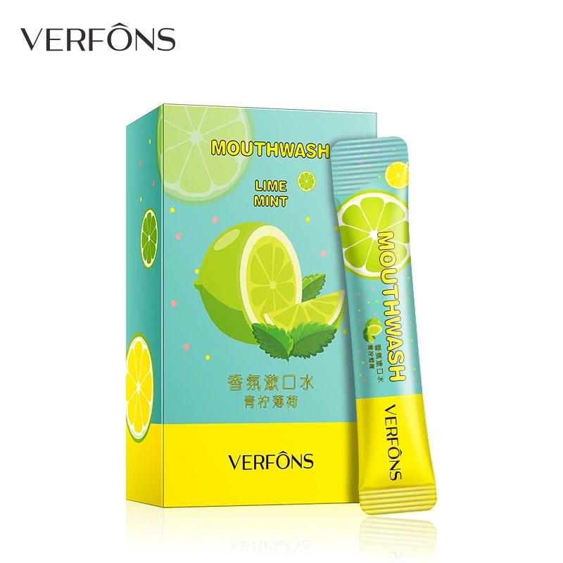 VERFONS Lemon and Mint Extract Deep Cleansing  Antiseptic Mouthwash Cool