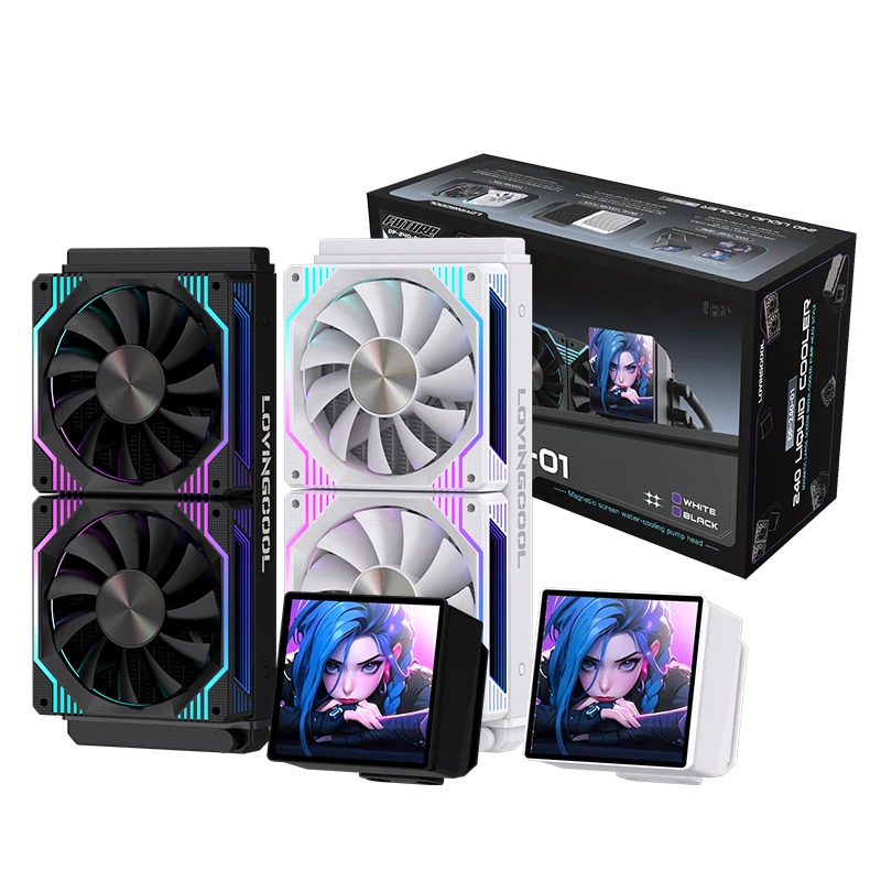 LOVINGCOOL 新型高性能液体冷却 4インチスクリーン DIY対応