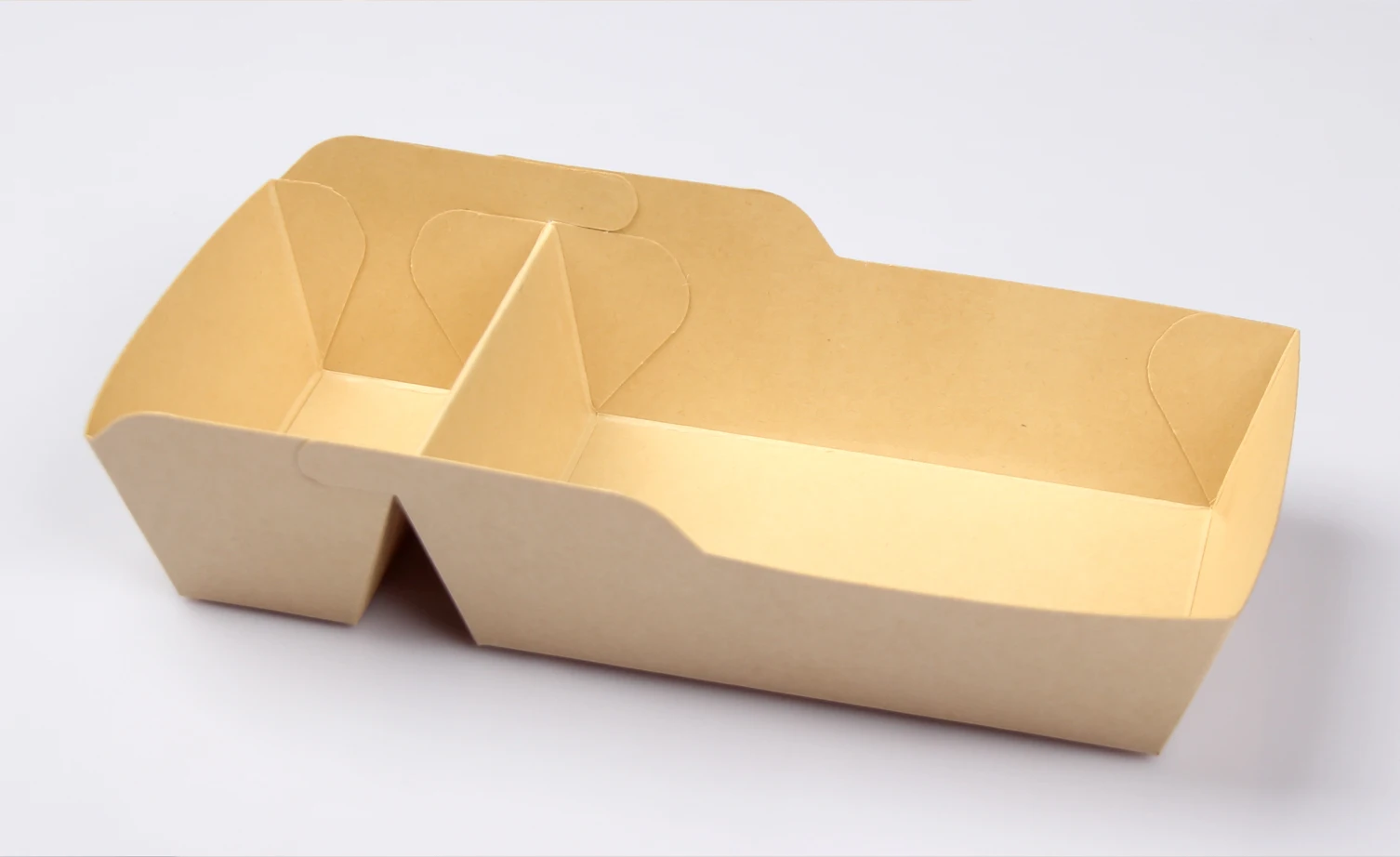 High Quality Eco-Friendly Paper Food Comparted Tray for Catering and Home Use manufacture