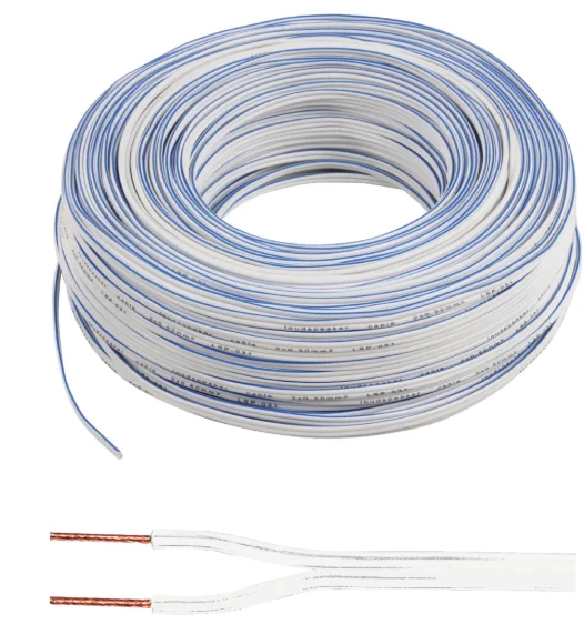 Cavo Elettrico Piatto Per Altoparlanti 2x1mm Bianco Euro/mt - Foto 2
