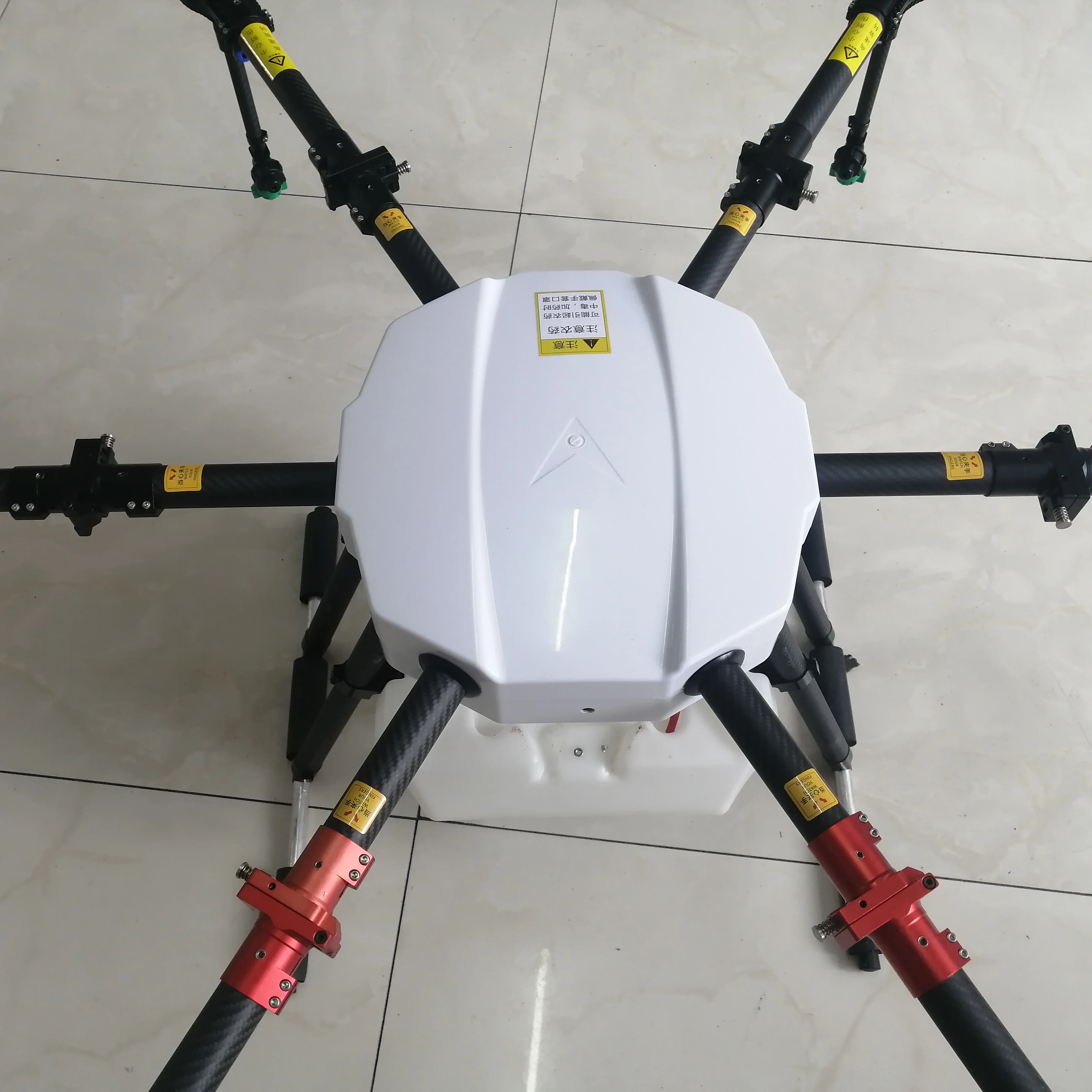 Hot selling 6 axis 10L/16L Plant Protection UAV Carbon Fiber Agricultural Drone Frame Sprayer Machine manufacture