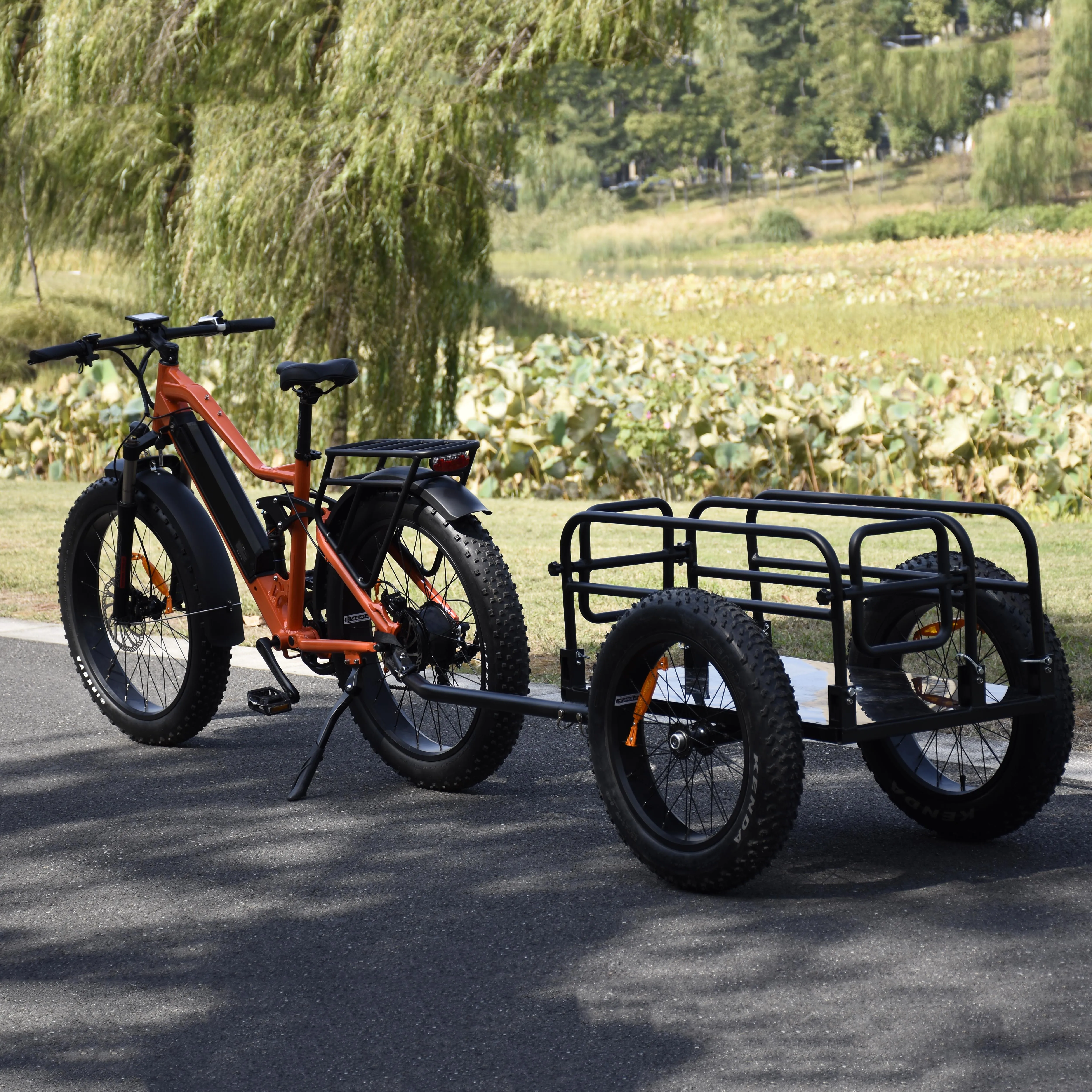 Factory Price Big Trailer With Fat Tire 20*4.0 Beach Trailer Bike