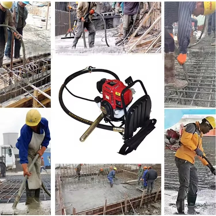 Electric Mini High Frequency Portable Powerful Backpack Power Concrete Vibrator for Concrete Moulds Machine