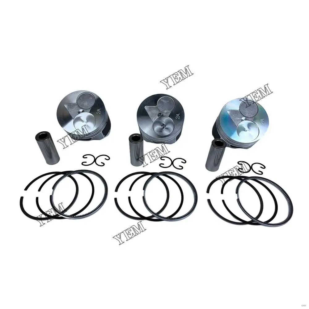D902 Piston Set With Rings for Kubota Machinery Diesel Engine Parts