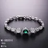 1Green+Rhodium Plated