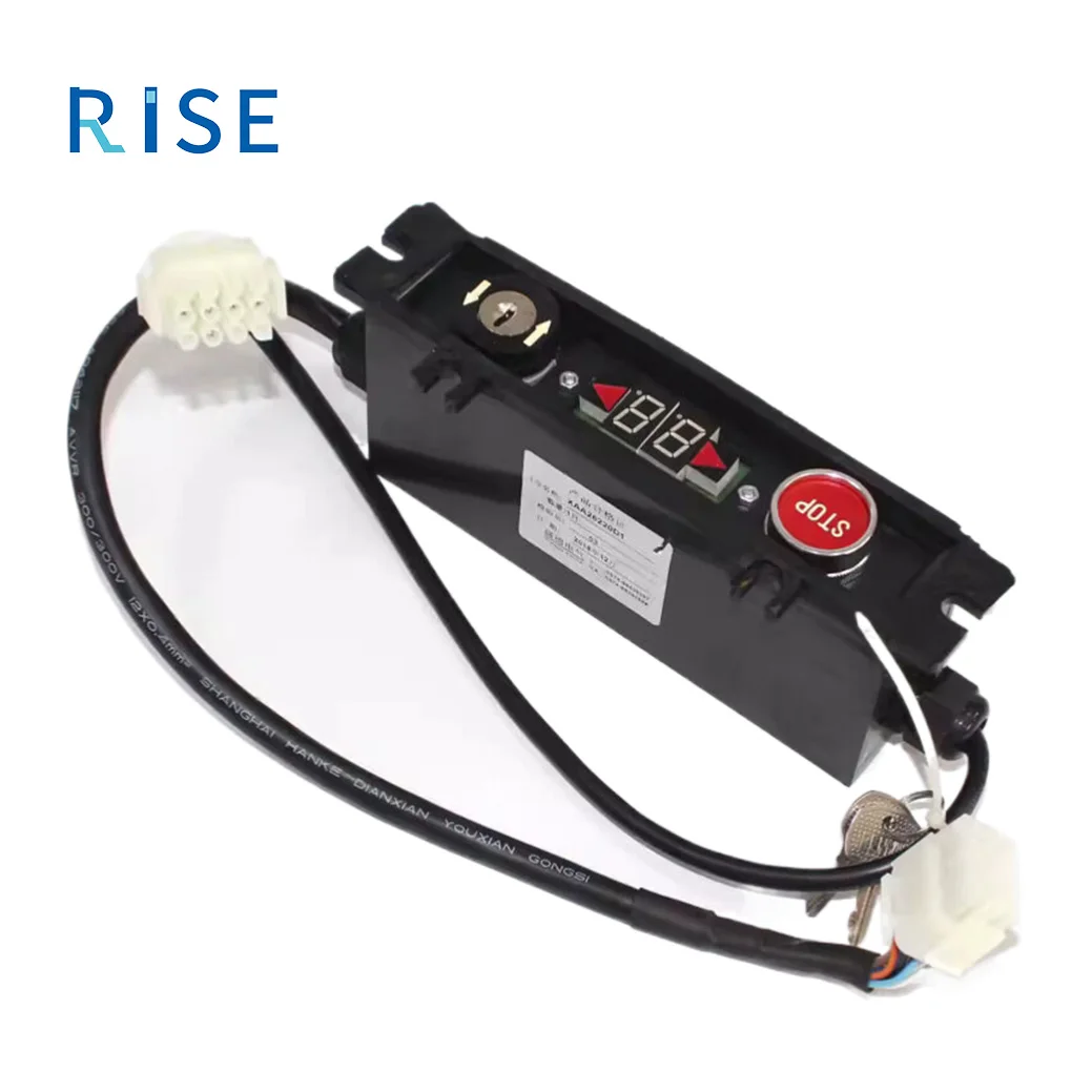 RISE Escalator Part Walkway Key Switch Box Escalator Emergency Stop Key Switch Box Control Panel XAA26220D2