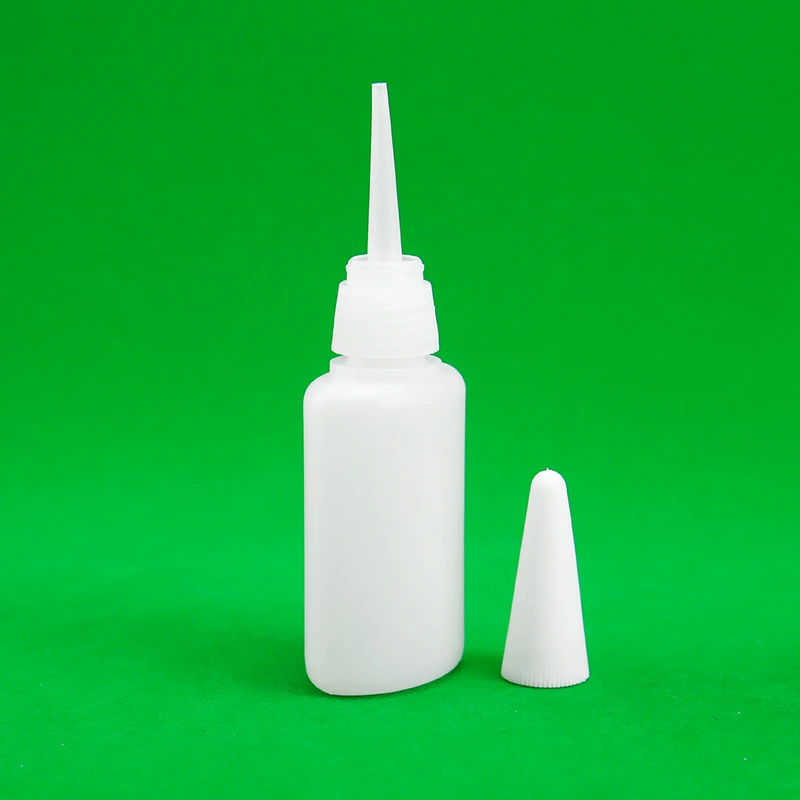 Fast Curing Plastic Tube Nail Glue Bottle PET Material for Oily Liquid with Screw Cap and Logo Printing for Packaging