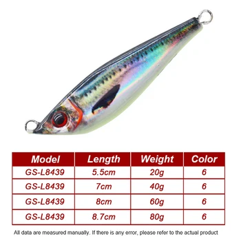 Guosong OEM 3D Printing Long Casting Fishing Metal Jig UV Luminous Hard Sinking Lead Jigging Lures – Metal Jig – view 3