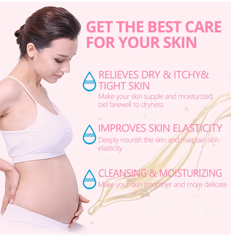 Aichun Beauty Best Anti-Stretch Mark Body Oil Strech Marks Removed and Firming Essential Oil Preventing Reducing Stretch Marks