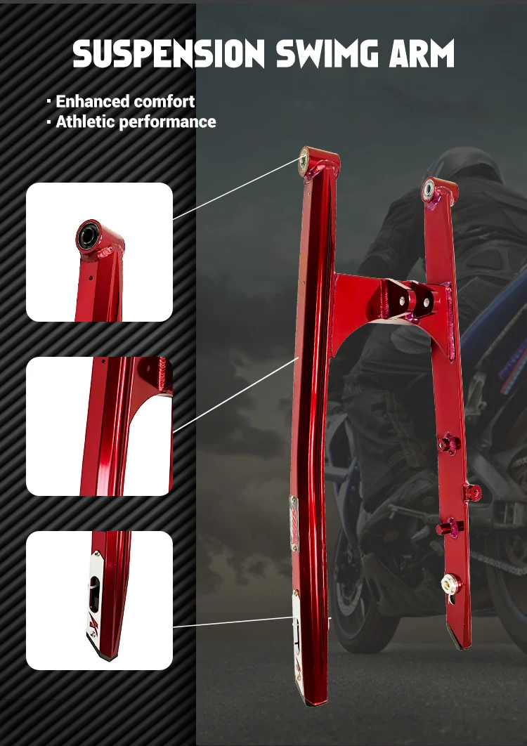 Oem Motorcycle Rear Wheel Cnc Finishing Swing Arm For Wave 125 Srl115