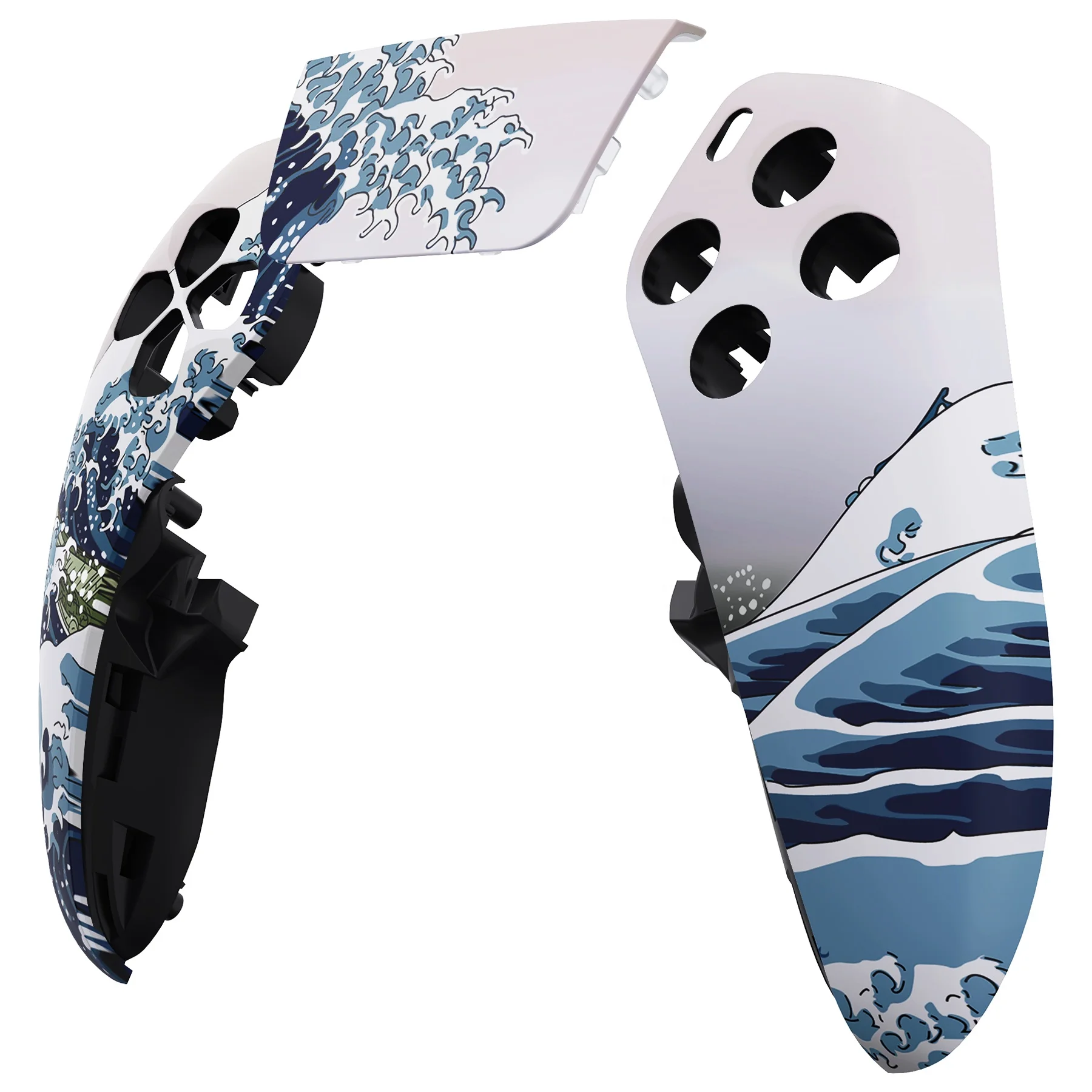 EXtremeRate Custom DIY Front Shell Replacement Shell Kits for Dualsense PS5 Edge Controller