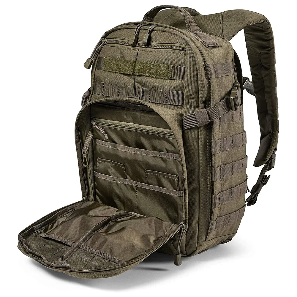 Oleaderbag Assault Backpack Utility Pack Laptop Compartment Bag Small 24 Litre Backpack Ranger Green