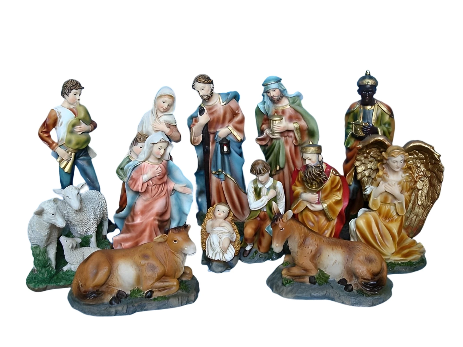Large Life Size Christmas Figurines Outdoor 100cm Big Size Nativity
