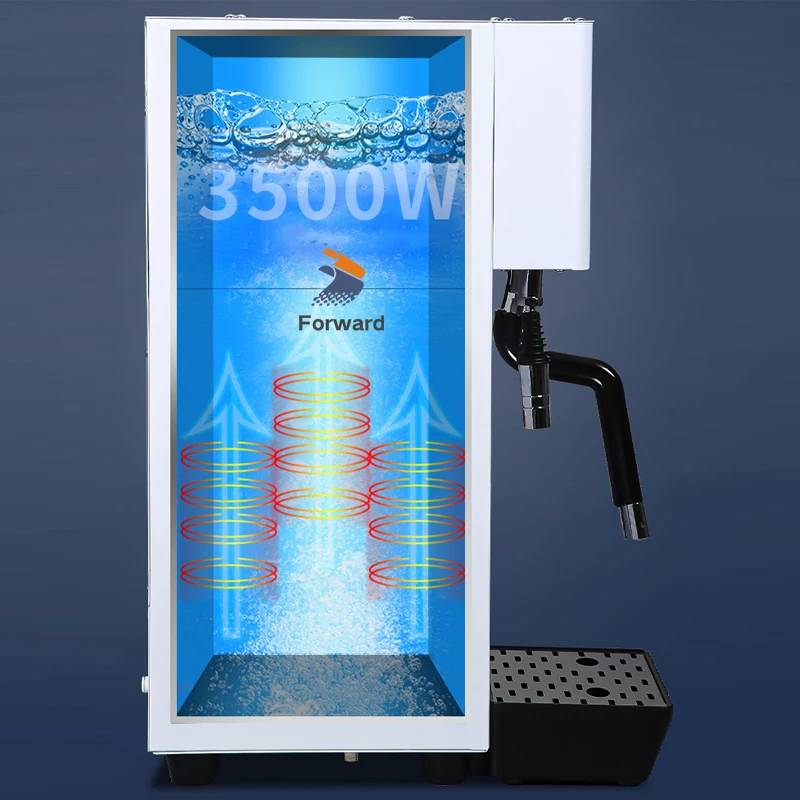 Intelligent 3 in 1  Milk Steamer Hot Water Boiler Milk Frother 3500W Milk Foam Water Boiling Machine