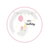 9 inch paper plate*8 pcs