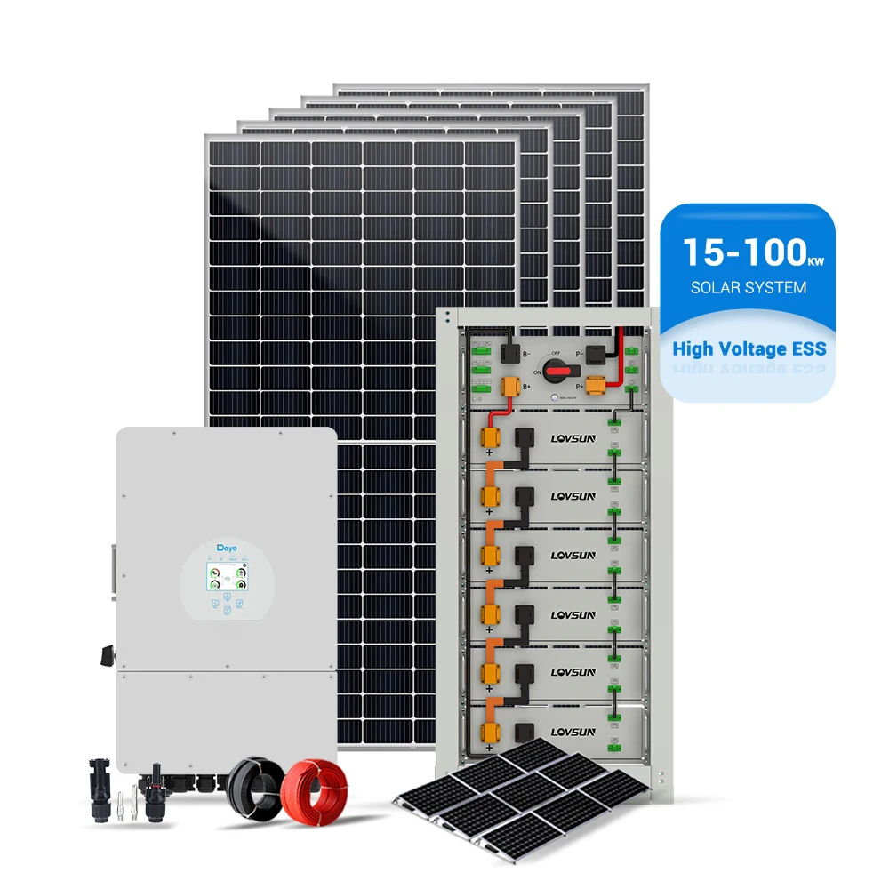 100kw Hybrid Solar System Utility Scale Storage System Solar 1mw Ess Electricity Solar System Set Energy Products