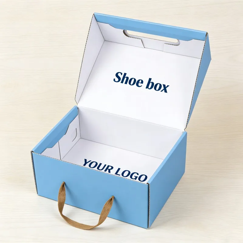 高品質折りたたみ式紙製シューズボックス、高級紙製衣類包装ボックス、卸売用ギフトボックス、下着用配送ボックス