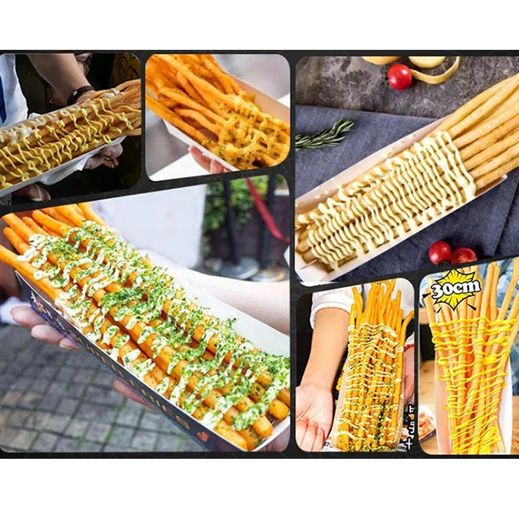 Mashed Long Potatoes Fried Chip Extruders 30CM Super Long French Fries Maker Machine Manual Potato Chips Making Machine - Image 6