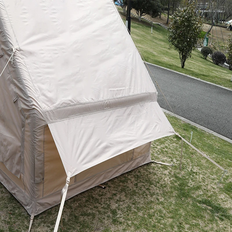 Tenda turistica gonfiabile dell'aria delle tende di tela di grandi dimensioni dalla cabina di campeggio all'aperto impermeabile per l'escursionismo e il viaggio