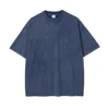 Wax-printed dark blue