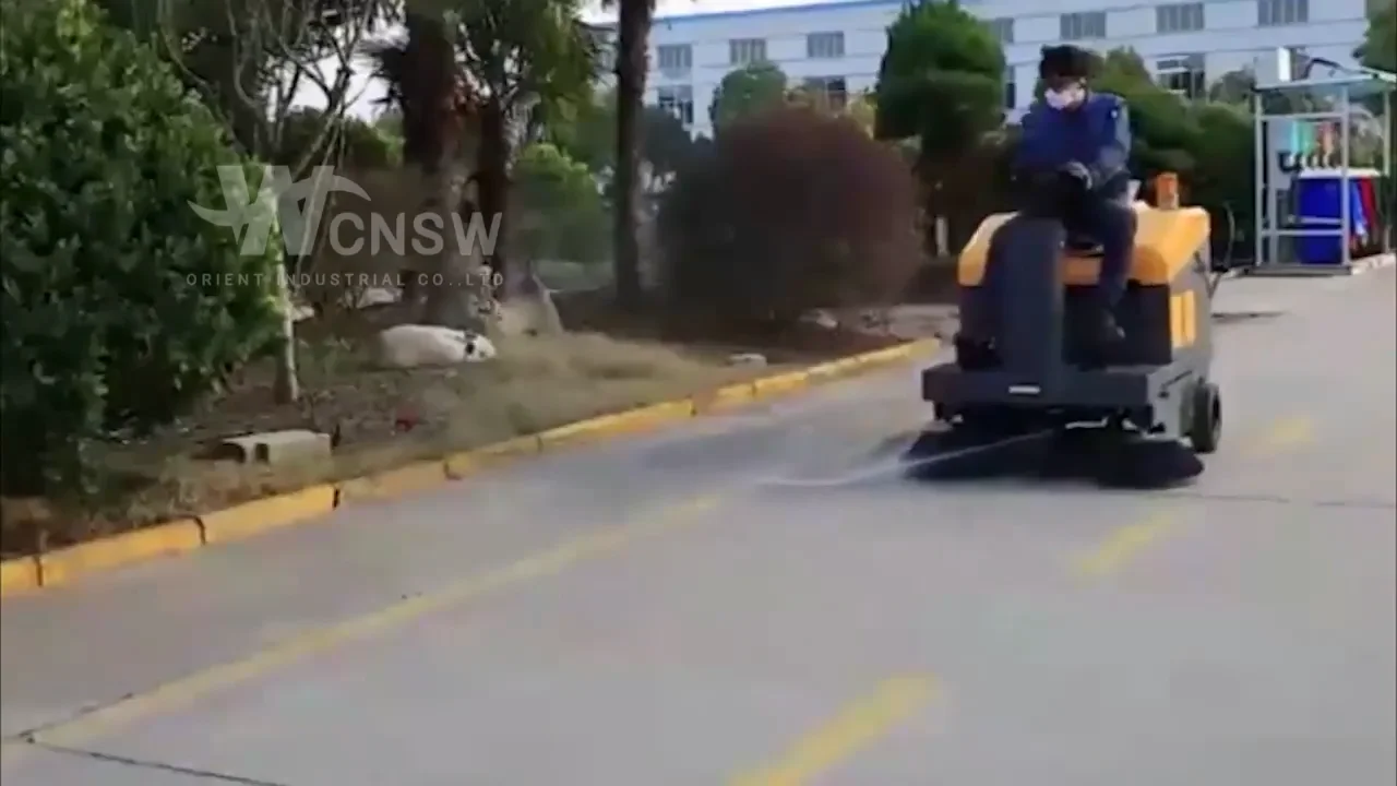 Orc1150 Commercial Warehouse Parking Lot Cleaning Machine Floor Driver