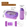 Purple three compartments