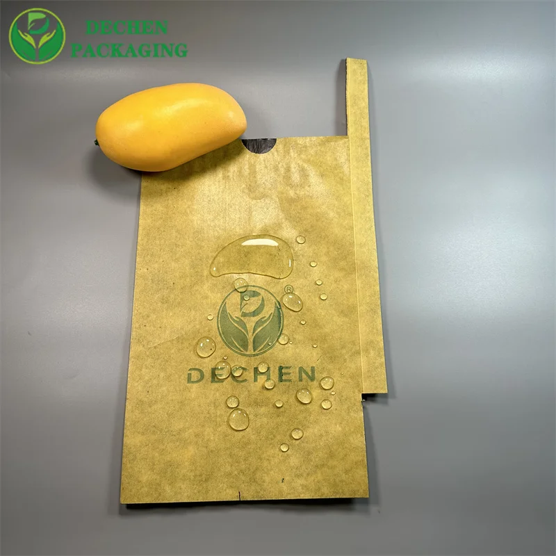 Bolsa de guayaba de papel de protección de almacenamiento de polietileno de buena tenacidad de plástico de uva