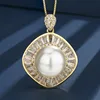 Pendentif Perle Blanche Or avec chaîne