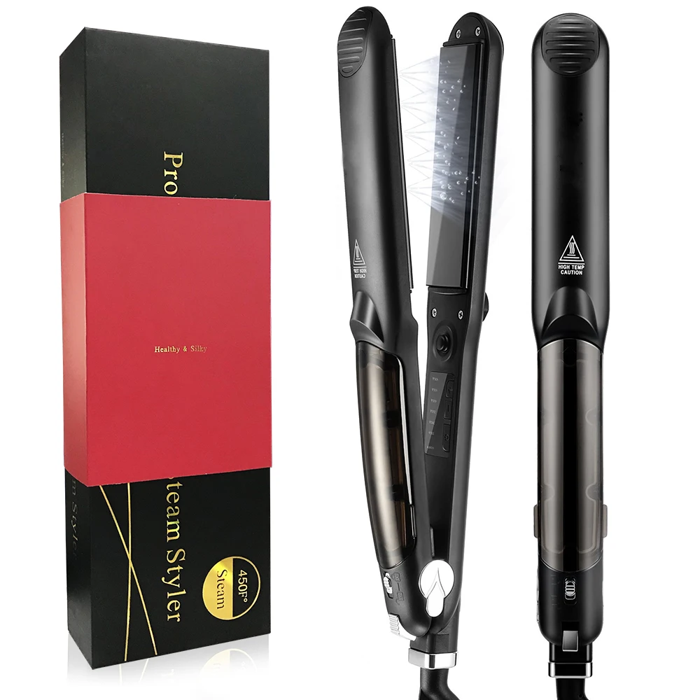 argan infused professional steam straightener