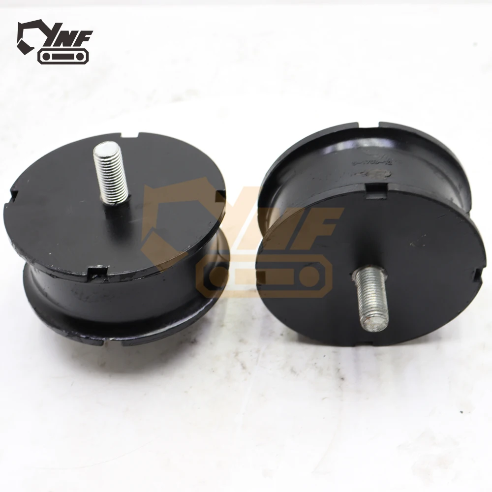 YNF High Quality Cylindrical Bobbins Damper Rubber Construction Machinery Part for Road Leveling Machine