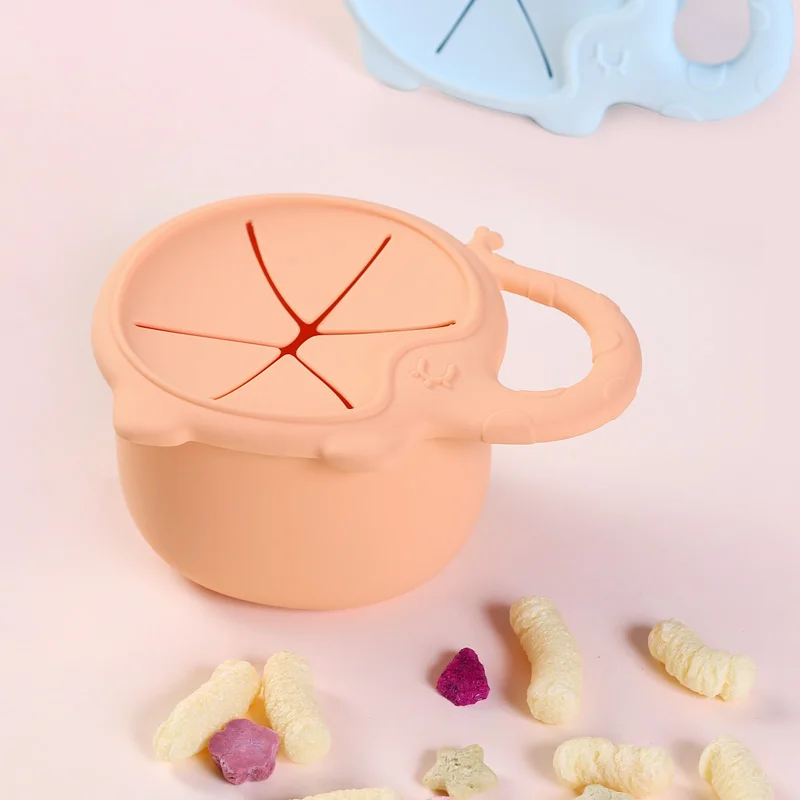 Toddler Snack Container BPA Free Food Grade Baby Snack Cup Anti-Spill Kids  Silicon Snack Bowl - China Snack Bowl and Toddler Snack Bowl price