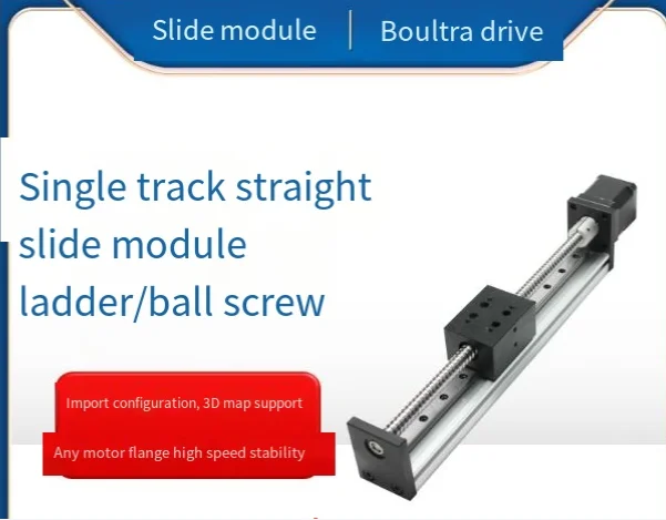 Stepper Motor Upgraded Single-axis Ball T Type Screw Slide Module ...