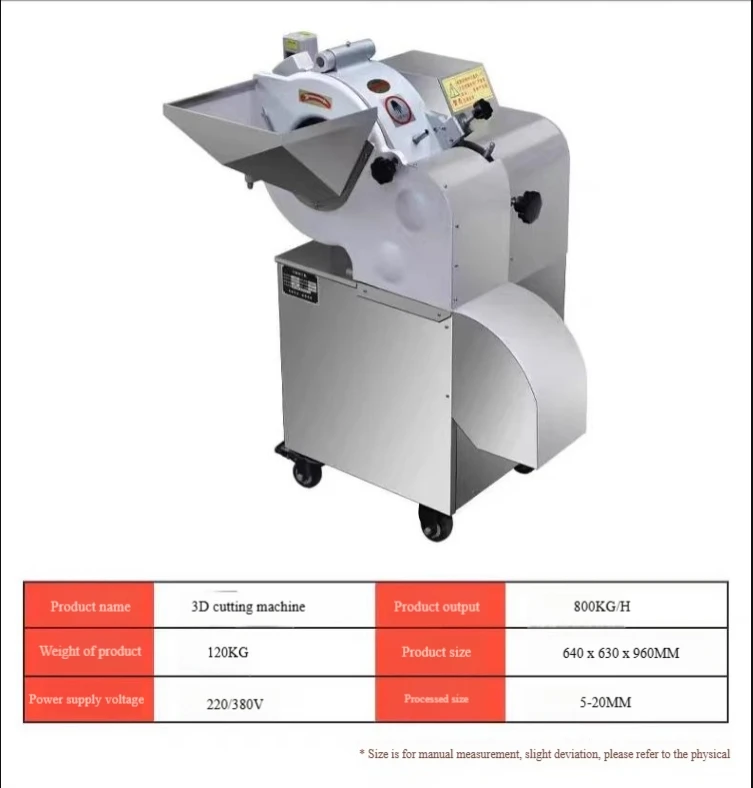 Multifunctional Electric Vegetable and Fruit Cutter for Restaurant Use-Cuts French Fries Chips Onions Potatoes & Cabbages
