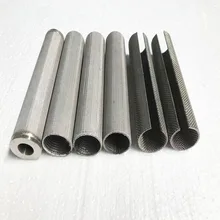 30 50 100 Mesh Stainless Steel Wire Mesh Cylinder Screen Filter Tube