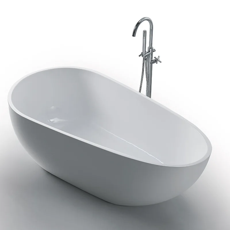 Ningjie Bathroom Cheap Acrylic Freestanding Bathtub Malaysia (633) Buy Soaking Bathtub,Cheap