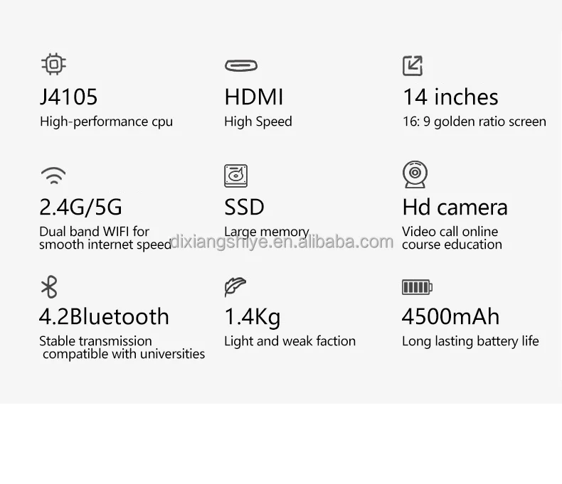 High Quality Cheap Laptops Price Free Shipping 14 Inches J4105 Brand