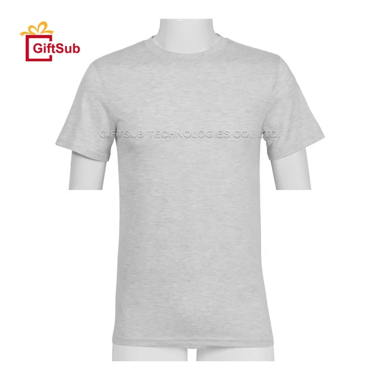 Promotion Sublimation Blank Polyester Cotton Feel Pastel Colored T