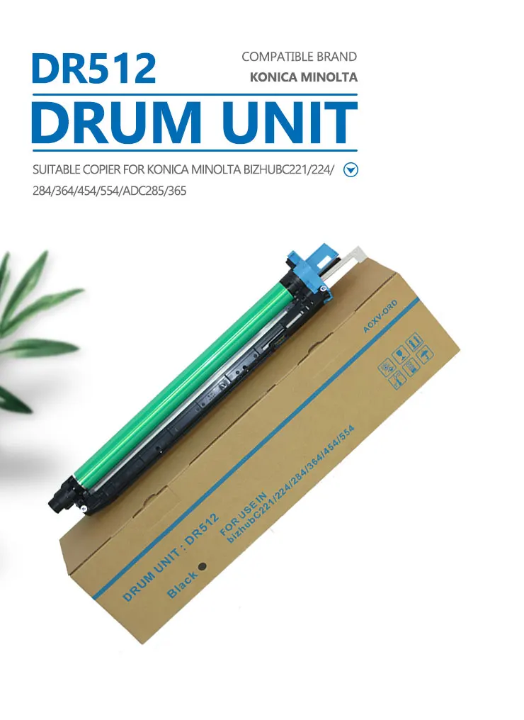 Htwo Dr512 Dr 512 Drum Unit For Konica Minolta Bizhub C224e 284e 364e