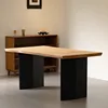 New Zealand imported pine wood carbon steel table legs