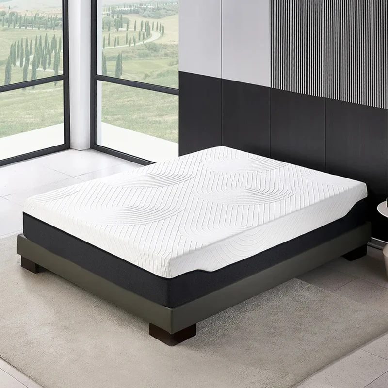 OEKO-TEX Six Sides Zipper Cooling Gel Memory Foam Mattress Cover with Anti-slip Base Fabric