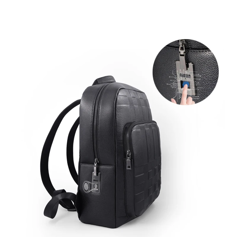 Men's Multifunctional Business Backpack with Fingerprint Smart